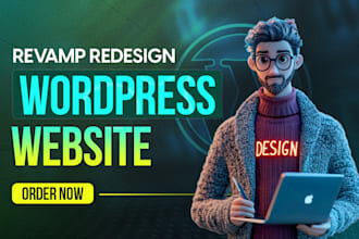revamp redesign, create, customize, fix wordpress website