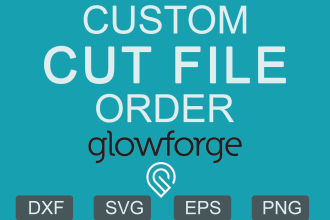 make custom glowforge svg for basic, plus and pro