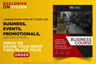 design corporate flyers, brochures, and leaflet design