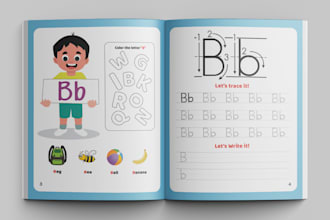 illustrate educational childrens books in arabic and english