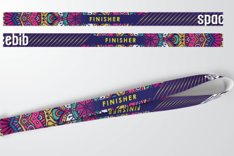 design cool lanyard or ribbon for your company or event