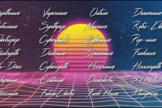 produce synthwave, retrowave, outrun, cyberpunk tracks
