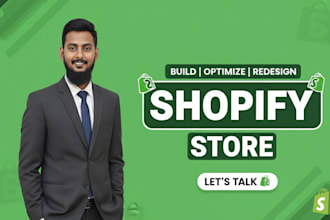 be your shopify developer,shopify expert build shopify store design