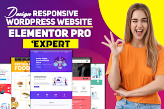 build a wordpress website with elementor pro