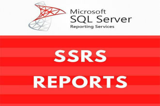 develop advanced sql server reporting services, ssrs reports