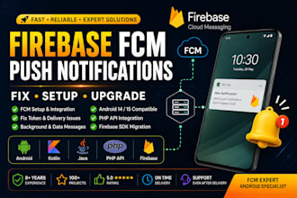 fix firebase fcm push notifications in your android app