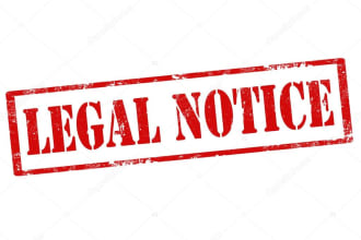 send legal notice through a well reputed law firm worldwide