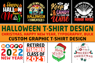 do custom t shirt , typography t shirt and trendy t shirt design