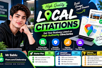 do top 300 local citations for local SEO USA, UK, canada