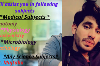 assist you in anatomy physiology, biochemistry topics