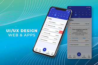 create user friendly UI UX designs for mobile and web apps in figma and xd