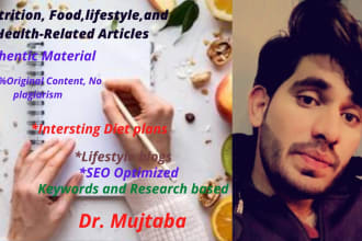 write blogs and articles about health, fitness, nutrition and lifestyle