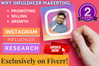 research influencers list, find instagram influencer email, any niche