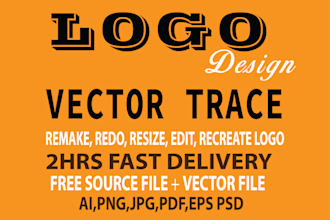 recreate,redo,resize,update,remake logo in high quality