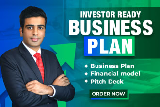 develop a business plan, startup proposal, pitch deck, business plan writer