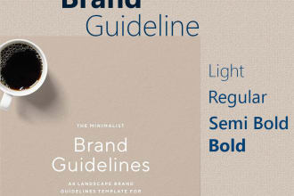 design logo and brand guidelines book