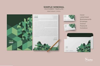 do minimal simple modern business card stationery postcard