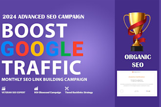 rank your website by pro monthly off page SEO service, high quality backlinks