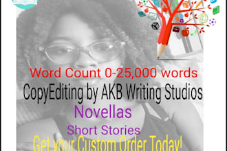copyedit your short novella