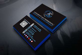 do business card design with qr code