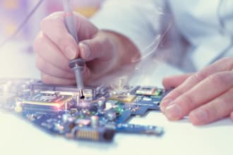 develop embedded systems using stm32, esp32, pic and arduino