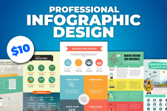 create a professional infographic design