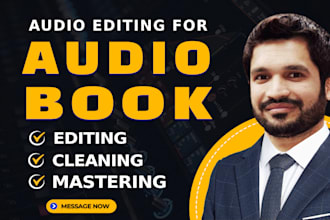 edit, clean, and master audiobook for acx or audible