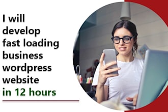 develop fast loading business wordpress website