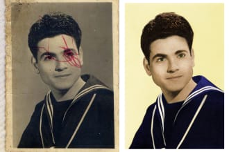 restore, retouch, repair and colorize your old photos