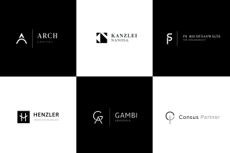 design a professional law, real estate, tax or finance logo