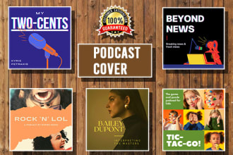 design a professional podcast cover art