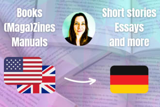translate your book from english to native german