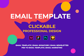 create responsive HTML email template, HTML email signature