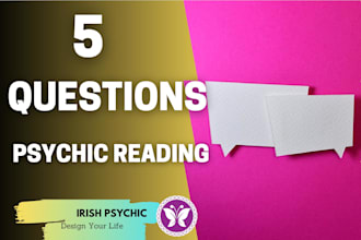 provide 5 questions psychic reading in detail