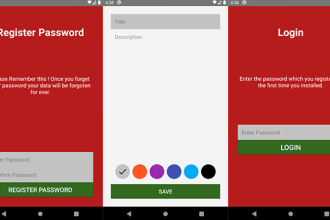 create a note taking android app for you