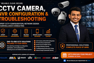 do cctv camera, nvr configuration and troubleshooting
