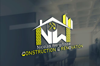 design a real estate or construction company logo