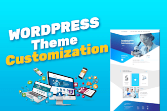 do wordpress customization or wordpress theme customize