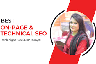 do onpage and technical SEO service wordpress shopify wix squarespace