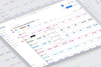 creative saas web app, dashboard UI UX design in figma