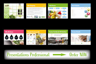 design professional and modern presentation