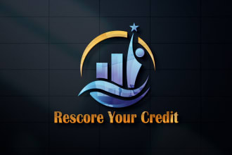 design credit repair, tax, accounting, financial logo