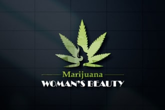design cannabis, marijuana, weed, hemp, cbd oil, logo