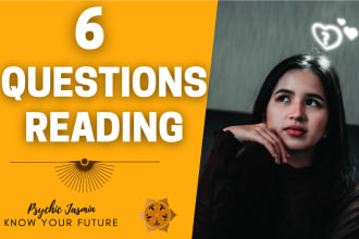 offer 6 questions psychic reading in detail
