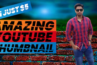 design amazing youtube thumbnail in 24 hours