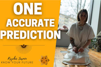 do one question psychic prediction in detail