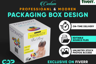 create impressive product packaging box design