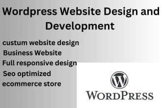 create wordpress business website, portfolio website, blogs and landing page