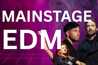 produce a festival ready melodic techno edm track for djs