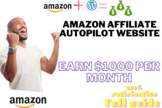 create an amazon affiliate autopilot, autoblog website